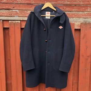 Danton Wool Mosser Coat Navy
